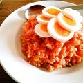 てらよう's cooksnap of when they made 野菜ジュースdeナシゴレン風チキンライス.