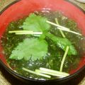 Satoco❋'s cooksnap of when they made 香り高く☆三つ葉とアオサのすまし汁.