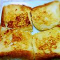 たぬとまと≠'s cooksnap of when they made ☆一皿で簡単！かりふわフレンチトースト☆.