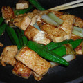 生誕１９７３年独身男's cooksnap of when they made 豆腐とオクラの中華風炒め.