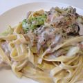 マヤシシ's cooksnap of when they made 鮭ときのことキャベツのクリームパスタ.