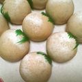 イノコ台所研究所's cooksnap of when they made HBで♡苺のバターロール＆バターサンド.