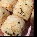まよっちきっちん's cooksnap of when they made 鮭と大葉のおにぎり〜ごま油風味♬.