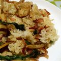 teaaddict's cooksnap of when they made きのことベーコンのペペロンライス.