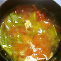 rem★'s cooksnap of when they made トマトとレタスの卵スープ.