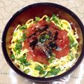 魔女❤'s cooksnap of when they made 簡単比率のマグロユッケ(丼ぶりにも！).