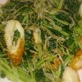 ☆hozumi☆'s cooksnap of when they made シャキシャキおいしい☆水菜とじゃこいため.
