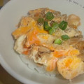 堕天使M's cooksnap of when they made 油揚げとえのきの卵とじ丼☆.