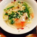 ポヨちママ's cooksnap of when they made トマトとブロッコリーと卵のスープ.