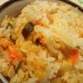 なおこ☆ママ's cooksnap of when they made 包丁いらず♪ツナとごぼうの炊き込みご飯.