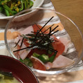 もり公's cooksnap of when they made 簡単☆トマトとハムとオクラのサラダ.