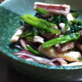 木村はな's cooksnap of when they made 【簡単】烏賊とほうれん草の中華風生姜炒め.