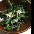 ☆峻希☆'s cooksnap of when they made 糖質制限♪春菊としらすの和え物★.