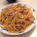 ぷりんせす・めろん's cooksnap of when they made トマトと舞茸のパスタ.