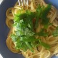 はれペン's cooksnap of when they made レンジでさっぱり！梅シソ塩昆布スパ.