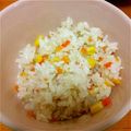 あゆももとも's cooksnap of when they made 炊飯器で簡単☆マヨピラフ.