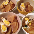 なつちはママ's cooksnap of when they made 大根と卵巾着☆餅巾着の煮物.