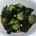 幸ニャンコ's cooksnap of when they made きゅうりとわかめの酢の物.