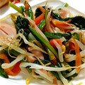 がねがねさと's cooksnap of when they made ほうれん草ともやしの中華風ゴマ和え.
