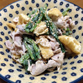 YUKIKI☆'s cooksnap of when they made ほうれん草と豚肉の和え物.