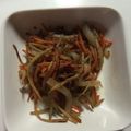 あい葉's cooksnap of when they made きんぴらごぼう.