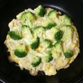 ねねぽこ's cooksnap of when they made ブロッコリーとエノキのフライパンオムレツ.