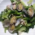 いも娘's cooksnap of when they made 10分でできて超簡単♪あさりと小松菜炒め.