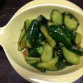 るるぽぽぽ's cooksnap of when they made ゴマ油とポン酢できゅうりの和え物.