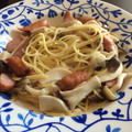 弁当男子のまーちん's cooksnap of when they made 確実に美味しいきのことソーセージのパスタ.