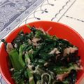 hanorchid's cooksnap of when they made 簡単！小松菜と春菊のツナマヨ和え.