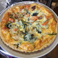 喫茶スノウ's cooksnap of when they made 鮭フレークとほうれん草のキッシュ.