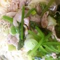りまだすや's cooksnap of when they made 豚とホウレン草の和風パスタ.
