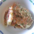 keiko217's cooksnap of when they made ☆手づかみ離乳食☆もちもちお好み焼き.