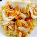 花柄エプロン's cooksnap of when they made あんかけエビ塩焼きそば.