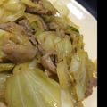 うさみぃみ's cooksnap of when they made 簡単★キャベツと豚肉の味噌炒め★.