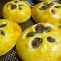 tyatupi's cooksnap of when they made カボチャあんぱん.