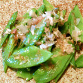 kazu3838's cooksnap of when they made 絹さやのおかか炒め.