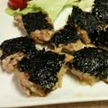 lemmony2's cooksnap of when they made ＊牛蒡と豚挽肉の磯辺焼き＊.