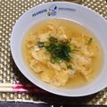 yoshi☆27's cooksnap of when they made ふわふわ、かき玉汁たまごスープ子供大好き.