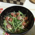 1045_'s cooksnap of when they made 水菜とかまぼこのマヨゴマ合え.