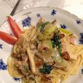 znooti's cooksnap of when they made ♪シーチキンとキノコの和風パスタ♪.