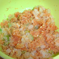 mikiha5's cooksnap of when they made 明太子と長ネギの和え物.