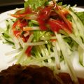 お魚キッチン's cooksnap of when they made ✿ピリ辛キムチ 大根と水菜サラダ✿.