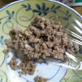 ばらてぃー's cooksnap of when they made 豚そぼろオイスター風味.