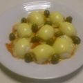 banbambi's cooksnap of when they made とろんとチーズでゆで玉＆トマトのバゲット.
