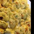kyantan's cooksnap of when they made ワンタンの皮でパリパリ餃子.