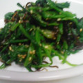 s o r a's cooksnap of when they made ほうれん草の✿塩昆布和え.