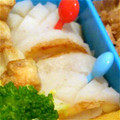 run※'s cooksnap of when they made ちくわとチーズくるくる巻き*お弁当おかず.