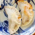 be_minami's cooksnap of when they made チョコとマシュマロ餃子.