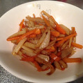 azuーazu's cooksnap of when they made じゃがいもとにんじんの皮のきんぴら.